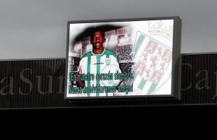 FOTO Momente înălţătoare pe Estadio Nuevo Arcangel » Cordoba i-a adus un omagiu lui Patrick Ekeng