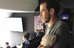 Cu fetița pe stadion » Gareth Bale a adus-o pentru prima dată pe micuța Nava la un meci al Realului