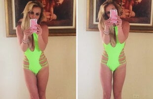 Britney Spears e hot, hot, hot! S-a fotografiat în costum de baie