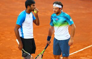 Florin Mergea și Rohan Bopanna au fost eliminați în semifinale la Roma 