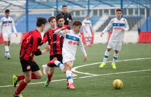 VIDEO Puștiul care a debutat sub comanda lui Hagi contra lui Dinamo a confirmat! Super-gol marcat într-un meci pentru echipa U19