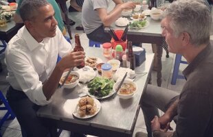 Barack Obama a luat cina cu Anthony Bourdain în Vietnam! Cât a costat totul și cine a făcut cinste