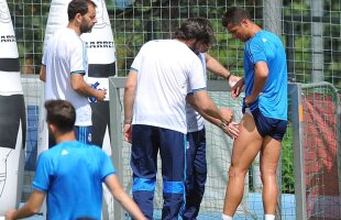 FOTO Alertă la Real Madrid » Cristiano Ronaldo a părăsit accidentat antrenamentul de azi! Prima reacție a portughezului