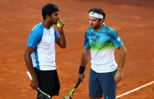 Mergea și Bopanna, calificați în turul al doilea de la Roland Garros