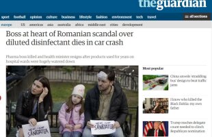 Dezvăluirile echipei de jurnaliști GSP din scandalul dezinfectanților, prezentate în The Guardian