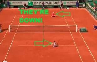 VIDEO Ce naiba am văzut? Ninja pe arena de la Roland Garros! Punctul ANULUI pe tabloul feminin într-un meci NEBUN!