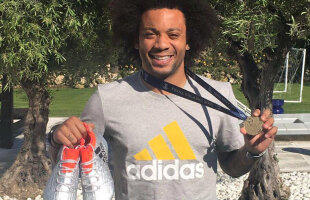 Premiu de Champions League » Marcelo pune la bătaie o pereche de ghete după ce a lansat o provocare pe Facebook