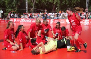 VIDEO+FOTO Bucurie de nedescris în rândul campioanelor Cupei Coca-Cola! » Învinsele au părăsit terenul în lacrimi