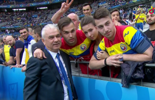 FOTO Imagini emoționante pe Stade de France! Selecționerul, îmbrățișat de familie, fiica sa a început să plângă