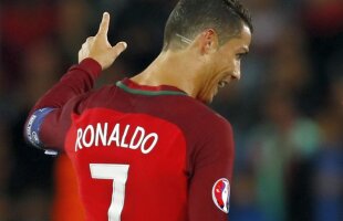 Supergest făcut de Cristiano Ronaldo la EURO » Ce reprezintă cele două dungi din frizura sa 