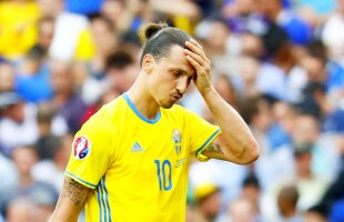 Zlatan, deziluzia Campionatului European » Cifre dezastruoase pentru starul Suediei