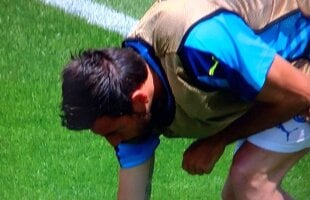 FOTO Motivul fabulos pentru care Andrea Barzagli a întrerupt antrenamentul Italiei de azi