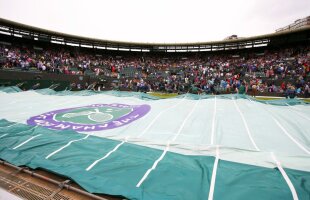 Meciurile de azi ale românilor de la Wimbledon au fost amânate din cauza ploii 