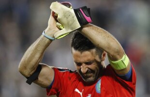 VIDEO+FOTO Ți se rupe inima! Buffon a plâns ca un copil după ce Italia a fost eliminată în sferturi de la EURO