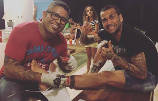 Tatuajele ajung la Juve » Dani Alves nu se astâmpără: și-a mai făcut un tatuaj în Brazilia!