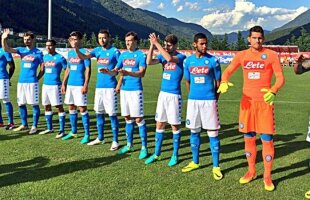 VIDEO Succes clar pentru Napoli într-un amical cu niște amatori! Vlad Chiricheș, gol într-un meci cu un scor halucinant