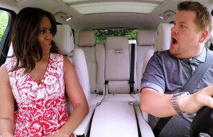 VIDEO » Ipostază unică în care apare Prima Doamnă a Americii! A cântat la "Carpool Karaoke"