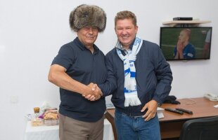 Căciulă pentru vremuri rele » Lucescu a primit un cadou special în Rusia