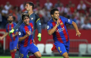 VIDEO+FOTO Barcelona a câștigat prima manșă a Supercupei Spaniei după ce a învins Sevilla, scor 2-0