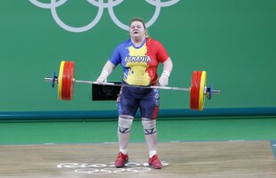 Halterofila Andreea Aanei, locul 8 la categoria +75 kg 