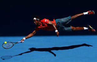 VIDEO Distracție pe timp de ploaie » Gael Monfils a inventat un nou joc la US Open