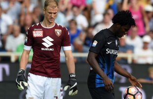 Gafă pentru Joe Hart la primul meci in Serie A » AC Torino a pierdut cu Atalanta, scor 1-2