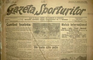 92 de ani de Gazetă » Primul număr a apărut la câteva luni după prima medalie la Jocurile Olimpice: costa 3 lei și avea 6 pagini