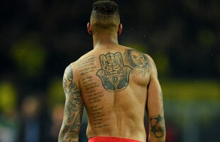 Măștile lui Boateng » Fundașul lui Bayern nu a stat degeaba cât a fost accidentat: și-a făcut noi tatuaje