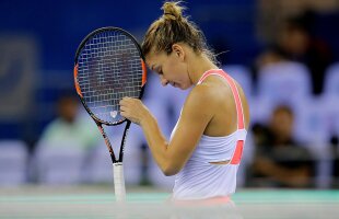 Depășită de furie » Simona Halep s-a oprit ieri în semifinale la Wuhan, învinsă cu 6-1, 6-2 de o Kvitova în formă senzațională