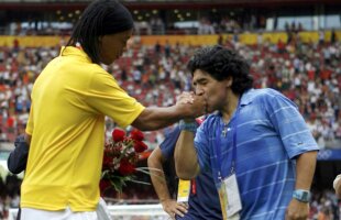 VIDEO Ronaldinho și Maradona, coechipieri într-un meci stelar! Toate detaliile