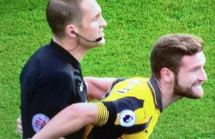 Sorry, ref! :) Un fundaș de la Arsenal a fost protagonist într-o fază hilară în meciul cu Burnley