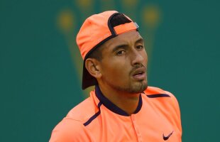 ATP l-a sancționat pe Kyrgios » Australianul a fost amendat drastic pentru circul cu Zverev