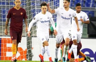 VIDEO + FOTO AS Roma și Austria Viena au oferit un meci nebun în grupa Astrei! Partidă cu 6 goluri și două răsturnări de scor