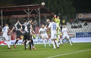 FOTO + VIDEO Gafă antologică a portarului în minutul 5 la Dinamo - Pandurii: și-a băgat mingea în poartă!