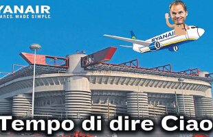 De Boer şi cursa de 12,74 euro! Campanie genială a Ryanair după demiterea antrenorului de la Inter