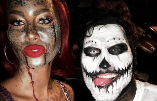 FOTO » Amber Rose, sexy şi fioroasă de Halloween