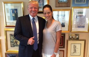 FOTO Trump și Ana Ivanovici » Legătura neștiută dintre noul președinte american și jucătoarea de tenis: ”Mi-am făcut poză cu șeful”