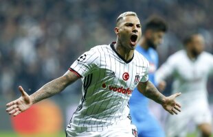 VIDEO Meciul serii din Champions League s-a disputat la Istanbul » 4 faze geniale din Beșiktaș - Benfica » Gol din foarfecă, rabona marca Quaresma + reușită după o fază în care mingea a lovit de 3 ori bara