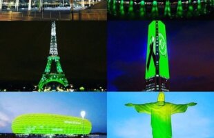 Tribut pentru Chapecoense » Marile stadioane şi monumente au comemorat dispariţia fotbaliştilor brazilieni