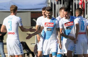 VIDEO + FOTO Spectacol cu Chiricheș titular » Napoli s-a distrat pe terenul lui Cagliari
