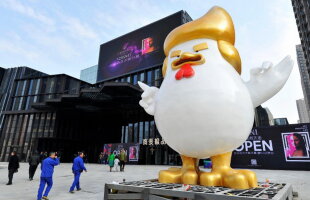 FOTO » Cea mai tare statuetă a lui Trump se află în China