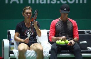 Darren Cahill a intervenit de două ori în timpul meciului dintre Halep și Siniakova, dar efectele au fost diferite » Ce i-a transmis australianul Simonei