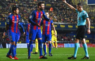 VIDEO Scandal după Villarreal - Barcelona » Pique, gest nervos către președintele Ligii! Arbitraje dezastruoase în Spania