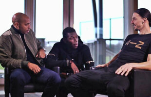 Ibrahimovici, glume pe seama  lui Pogba în timpul unui interviu: "Pog, îmi strici audiența"