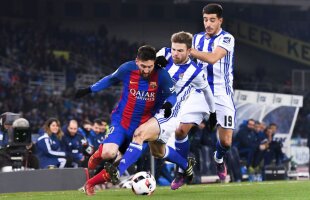 VIDEO Arbitrajul haotic de la Real Sociedad - Barcelona a nemulțumit pe toată lumea! Gazdele acuză că au fost furate, catalanii îi ironizează