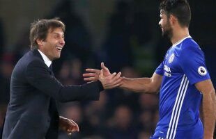 Antonio Conte este convins că Diego Costa va continua la Chelsea: ”Este fericit aici, absența din meciul cu Leicester a fost cauzată de o accidentare”