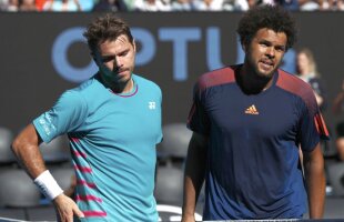 VIDEO Moment tensionat la Australian Open! Wawrinka și Tsonga au avut un schimb de replici violent în timpul sfertului de finală de la Australian Open!