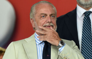 Aurelio De Laurentiis despre începuturile la Napoli: "De la Hollywood la flegmele din Serie C"