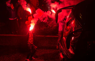 VIDEO Scene de o duritate incredibilă în Spania » Fanii lui Alaves i-au atacat pe cei ai Barcelonei!