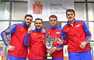 Băieți de top » Echipa masculină de sabie a câștigat ieri etapa de Cupă Mondială de la Varșovia